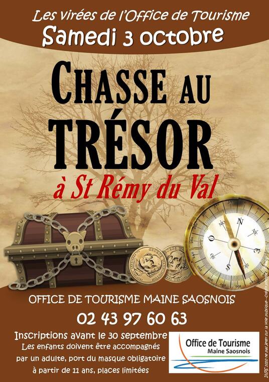 affiche chasse au trésor st rémy