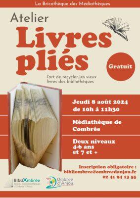 Atelier livres pliés