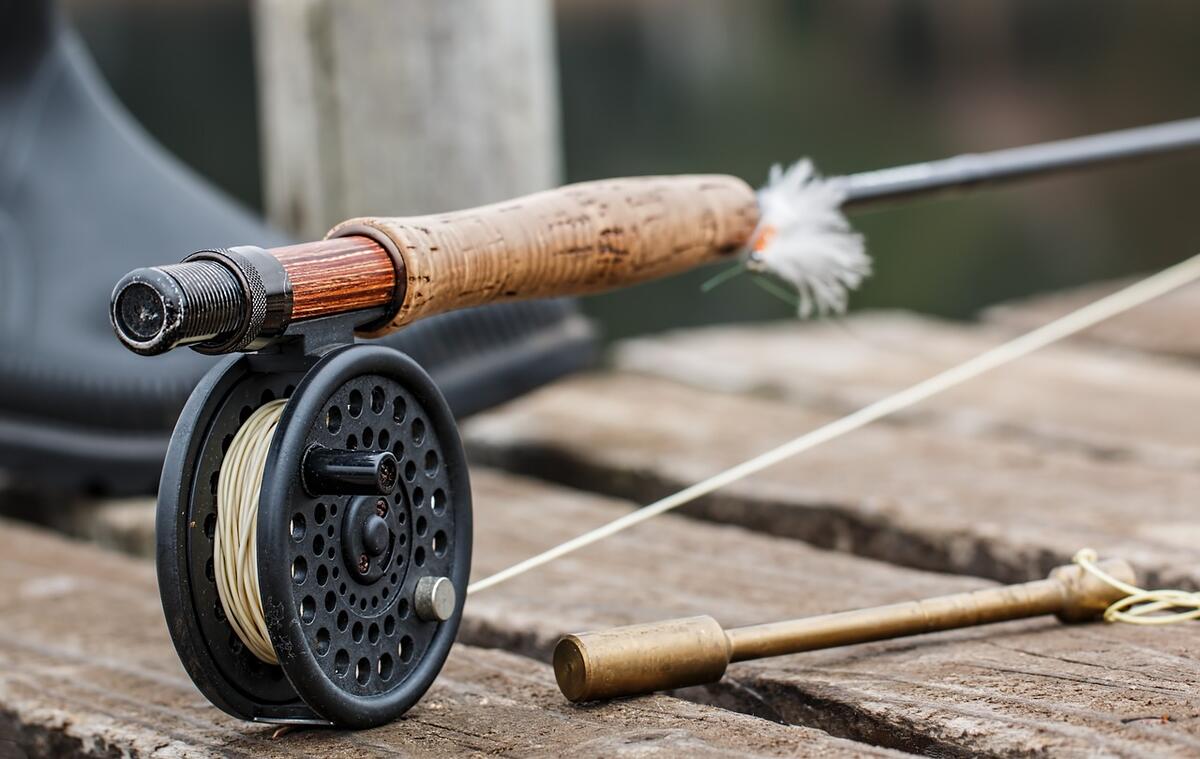 canne pour pêche à la mouche