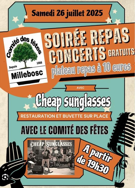 Soirée repas concerts visuel