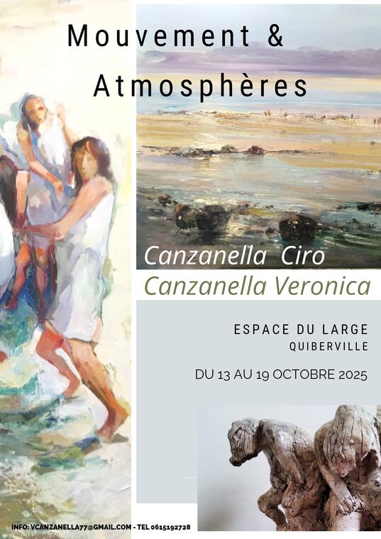 Expo Veronica Canzanella octobre 2025 Quiberville