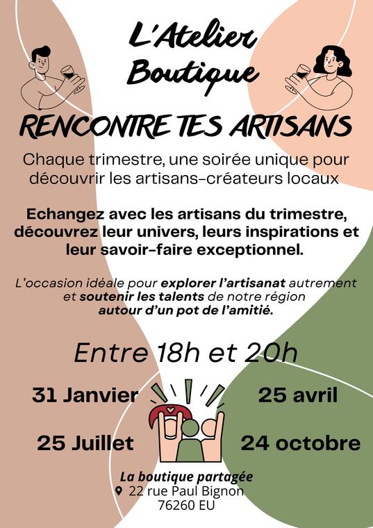 A4 Rencontre Artisans Aff Boutique - 1