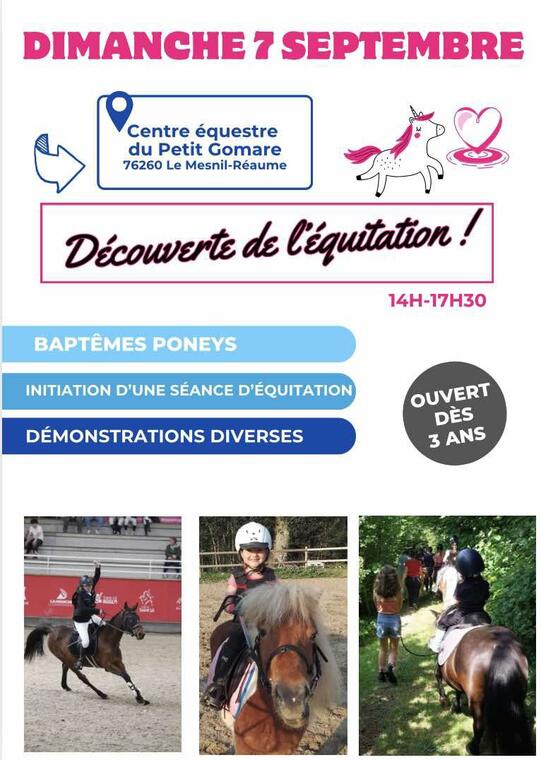 090725 - MESNIL-REAUME - Découverte de l'équitation