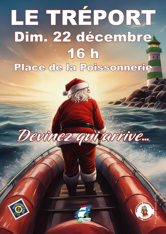 12224 -LE TREPORT - Arrivée du Père Noël