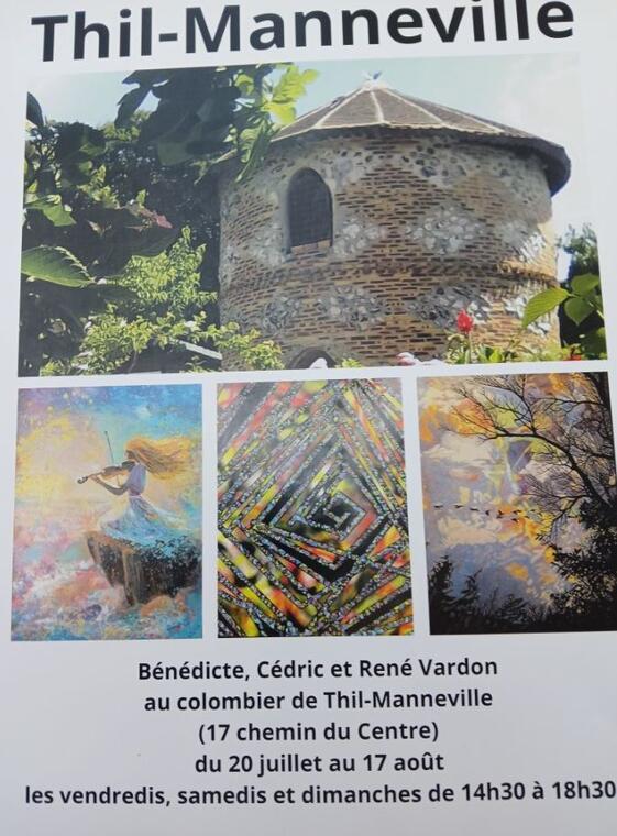 Exposition Bénédicte, Cédric et René VARDON