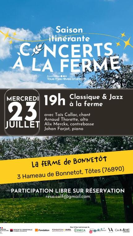 Concerts à la Ferme