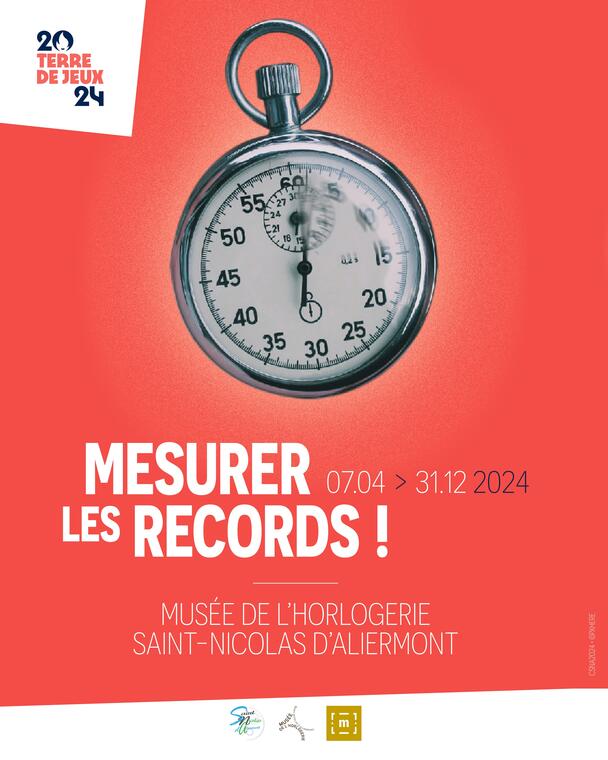 Affiche exposition "Mesurer les records"