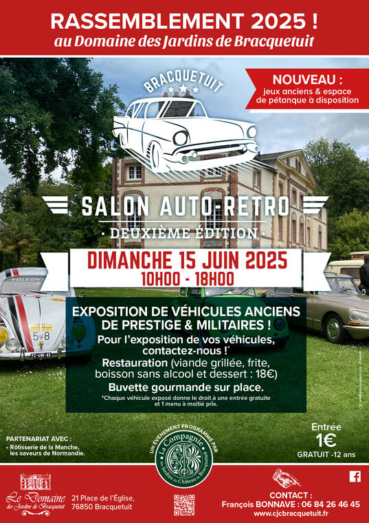 Affiche salon retor auto bracuqetuit