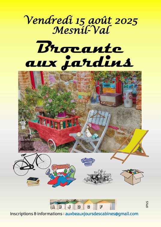Brocante aux Jardins