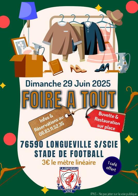 Foire à tout CA Longuevillais 29.06.25