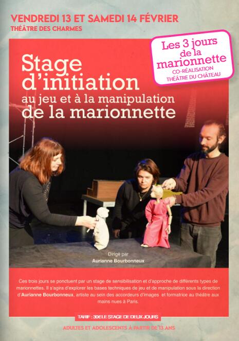 Stage d'initiation marionnette