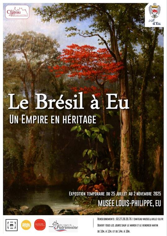 Le Brésil à Eu affiche