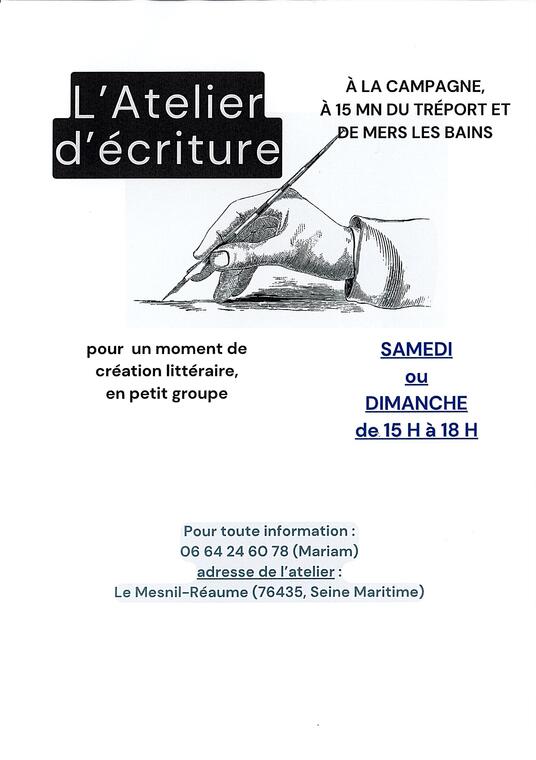 atelier écriture