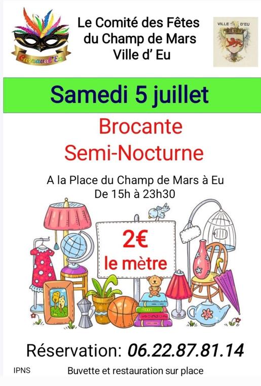 brocante semi nocturne 5 juillet