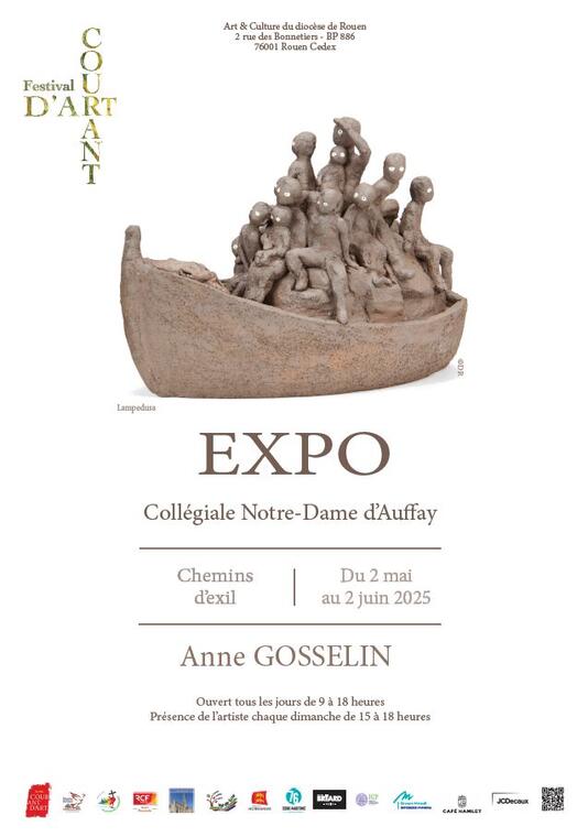 Expo sculptures Notre Dame Auffay