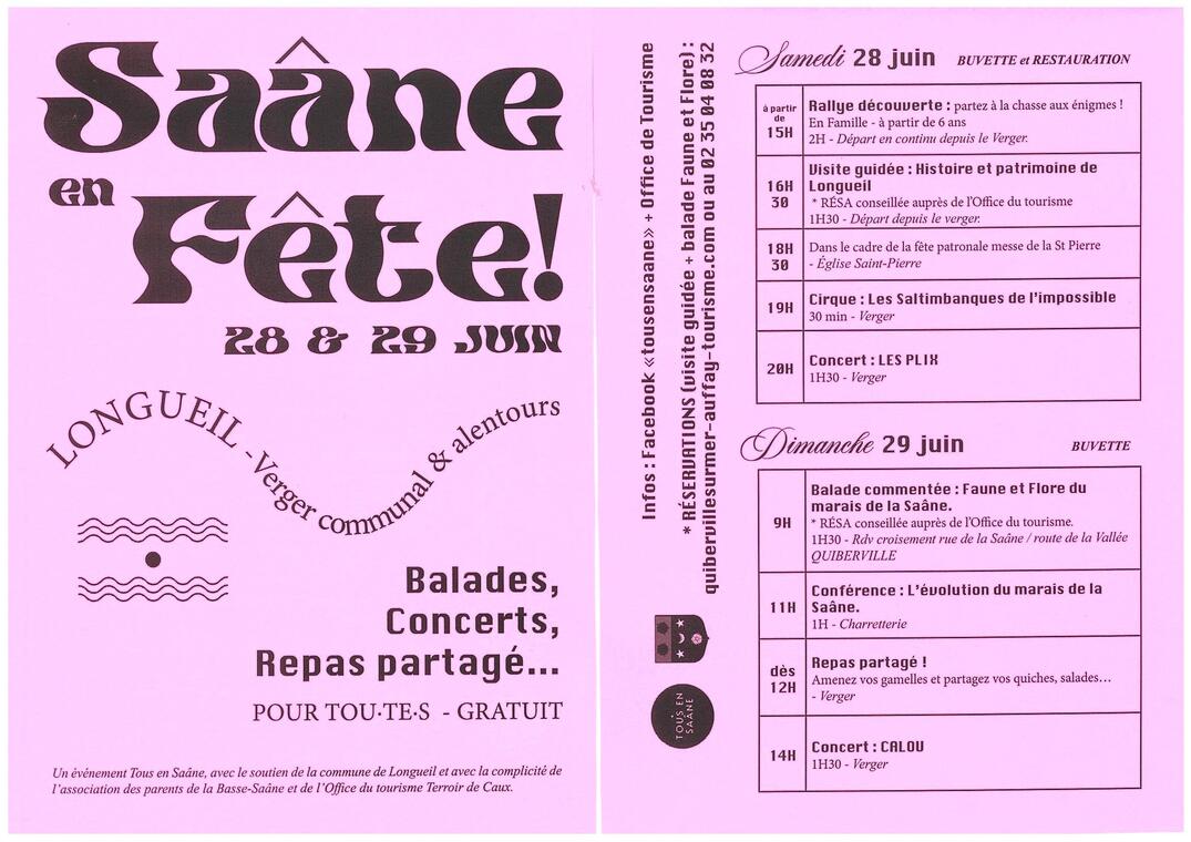 Saâne en Fête Affiche
