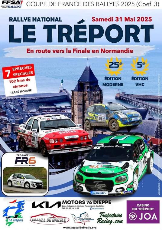 rallye national le tréport 31 mai