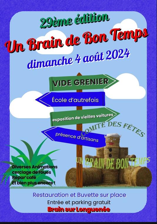 Affiche 2024 un brain de bon temps