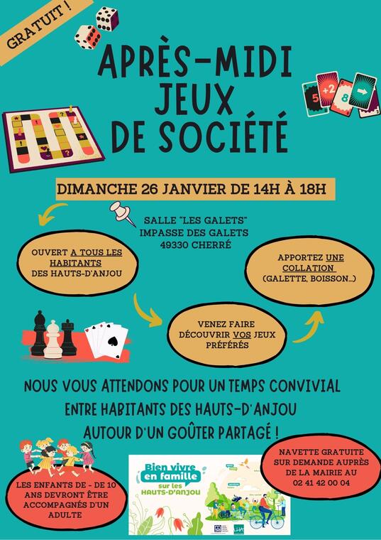 Après-midi jeux de société