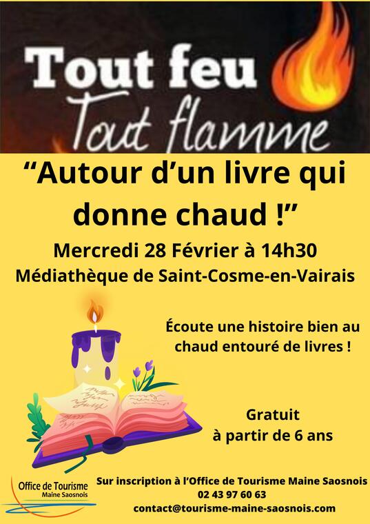 Tout Feu Tout Flamme 2024 - Lecture autour d'un livre qui donne chaud