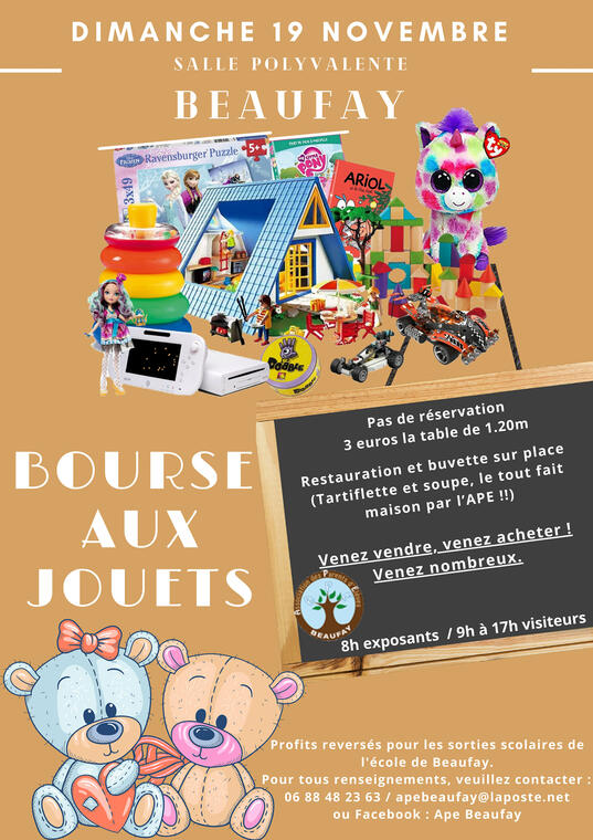 Bourse aux jouets Beaufay