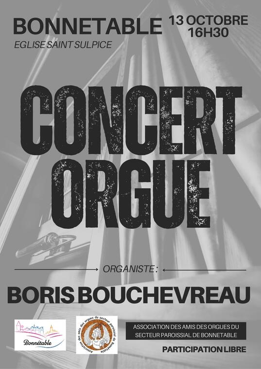 Concert orgue Bonnétable