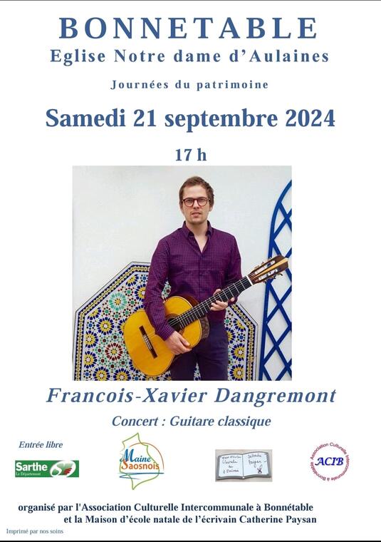 Concert église Aulaines