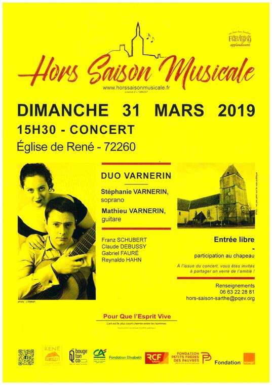 Concert hors saison musicale