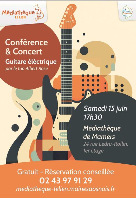 Conférence et concert Médiathèque