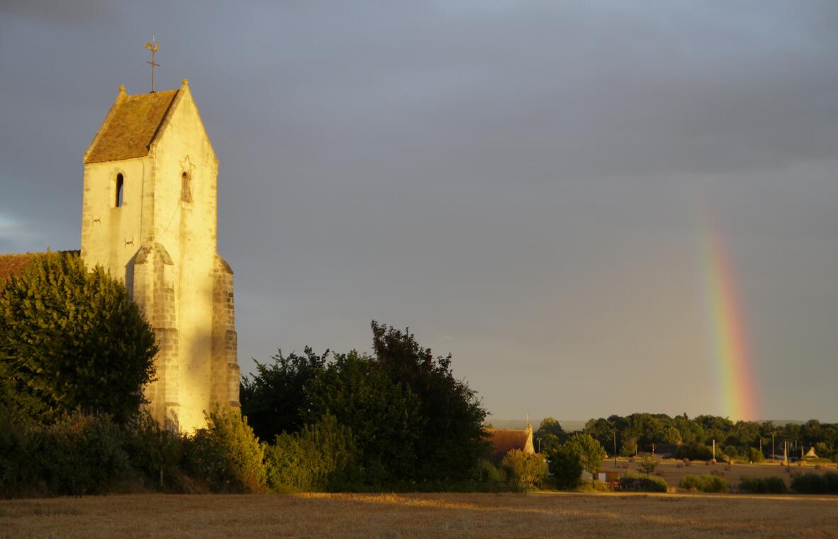 Eglise St Hélier - Clocher - Monhoudou