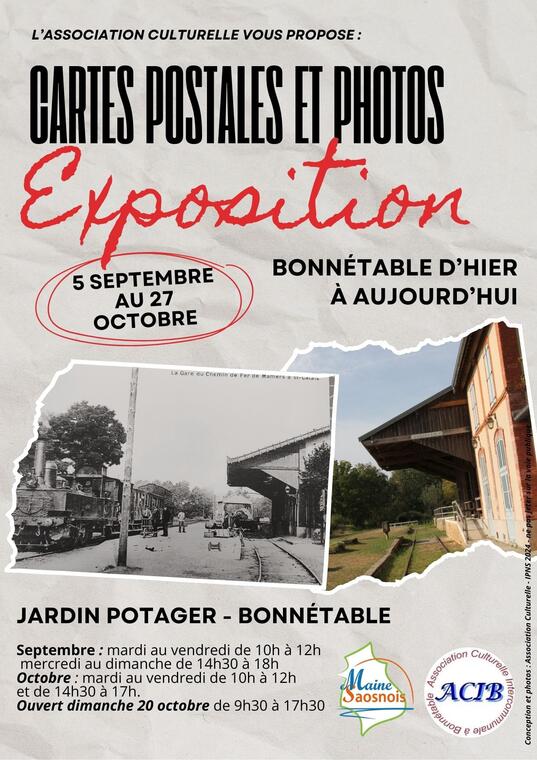 Expo cartes postales Bonnétable