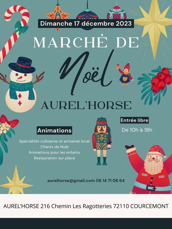 Marché de noël Aurel'Horse