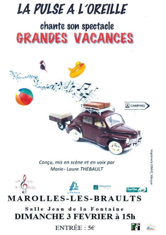 Spectacle Grandes Vacances par La Pulse à l'Oreille