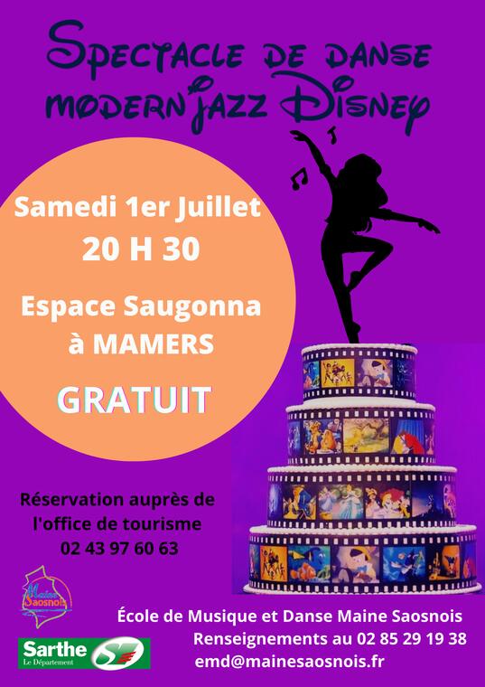 Spectacle Danse modern'jazz disney 1 juillet 2023 - 1