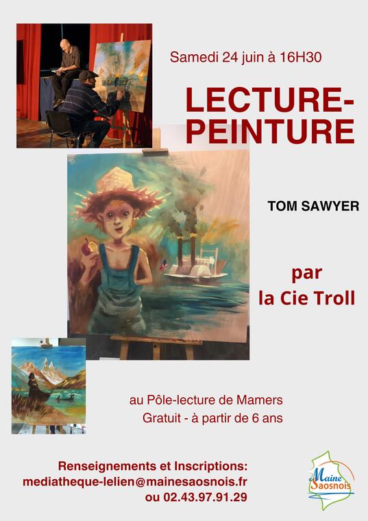 Lecture peinture