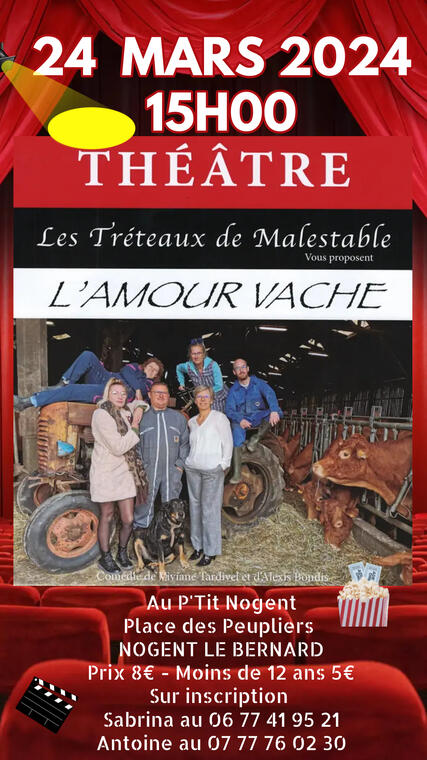 Théâtre Amour vache à nogent