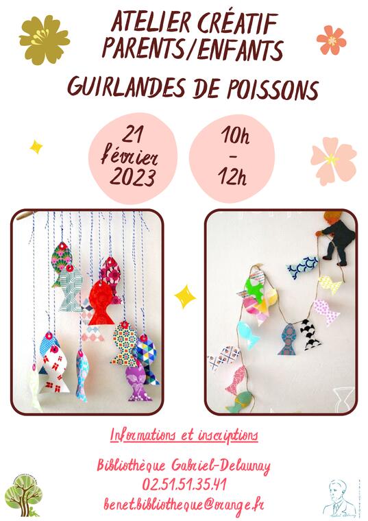 Affiche Atelier poisson Benet