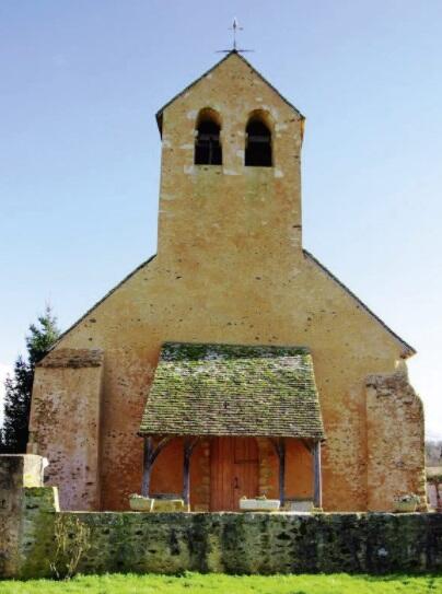 caquetoire de l'église à Terrehault CAUE