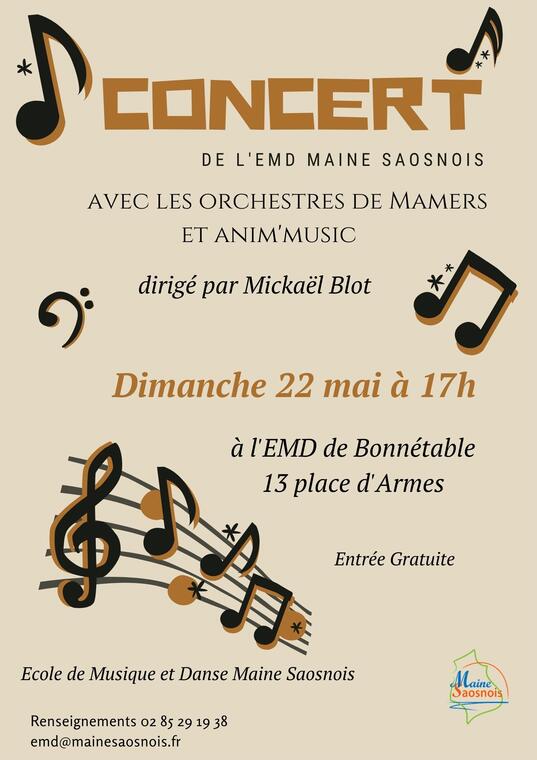 Affiche concert EMD