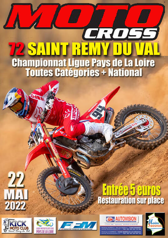 moto cross St Rémy du Val