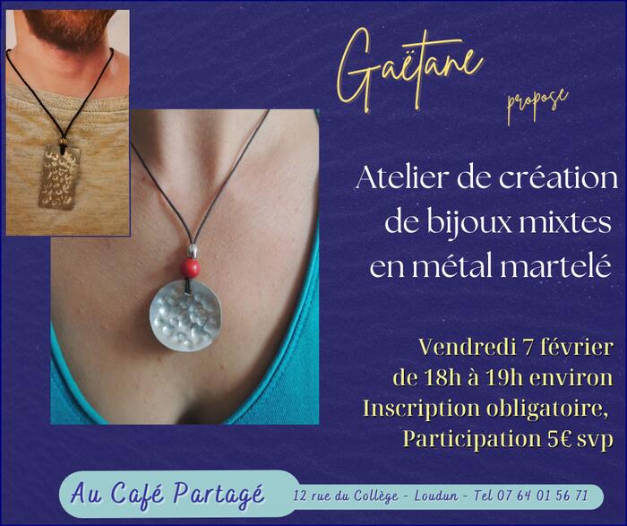 Atelier création Gaëtane