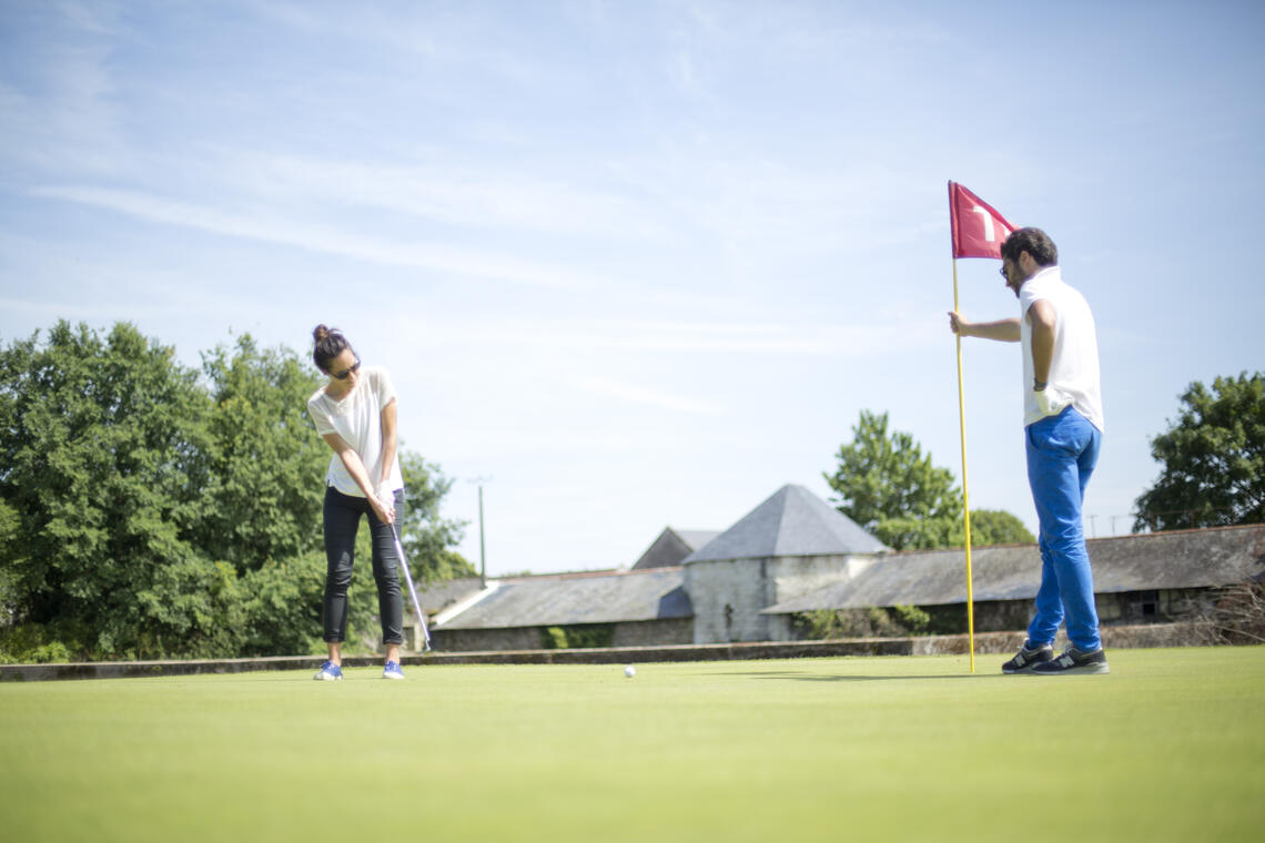 Couple Golf - Green