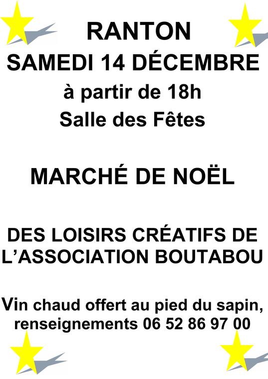 marché de Noël Boutabou