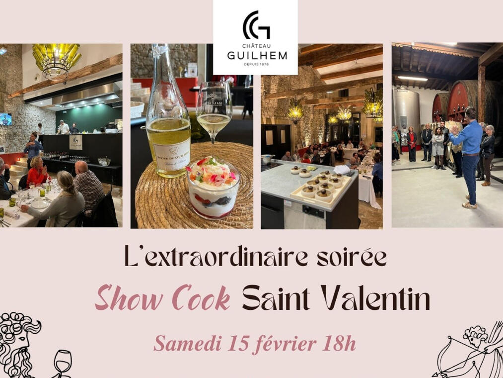 L'extraordinaire soirée Show Cook Saint Valentin