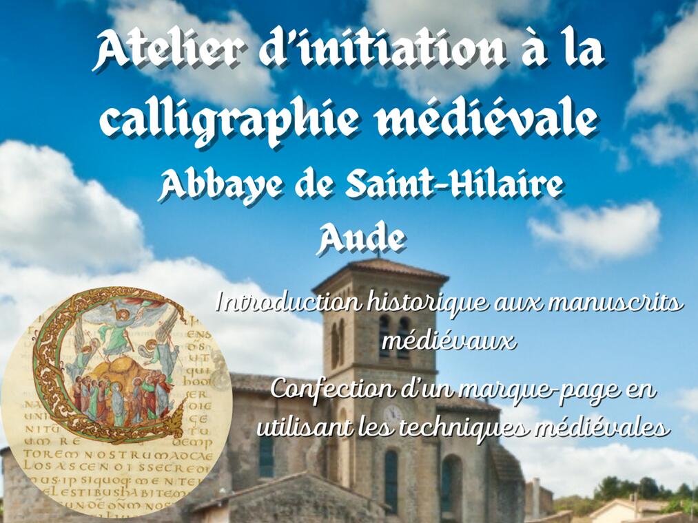 Calligraphie - Abbaye de Saint-Hilaire