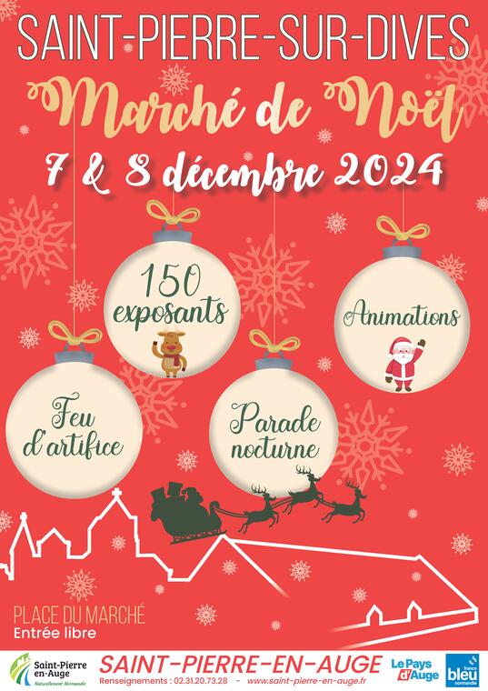 Affiche Marché de noël 2024