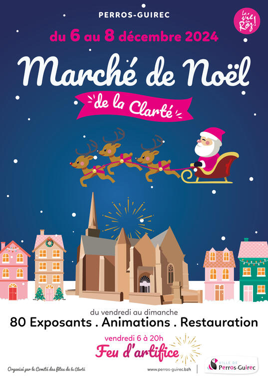 Affiche Marché de Noël 2024