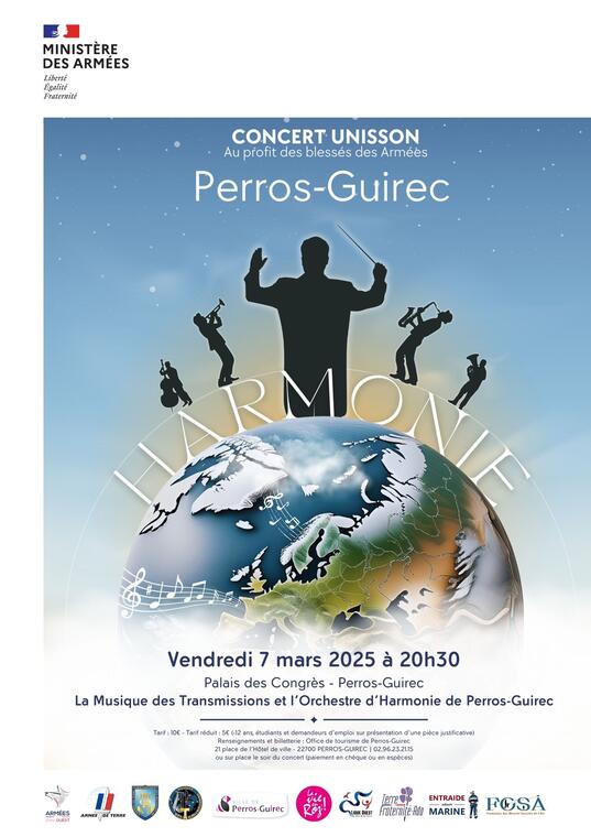 affiche unisson - perros-guirec