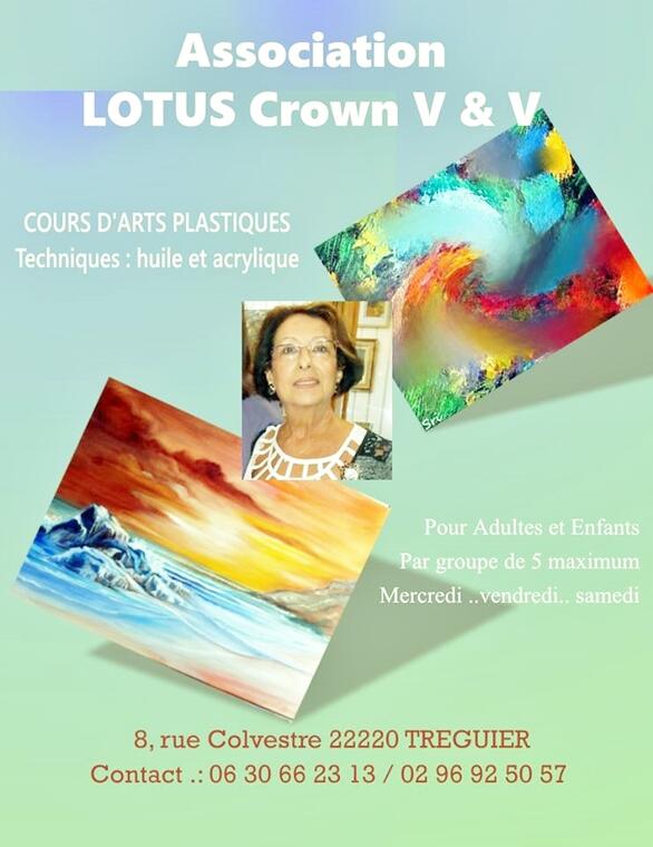 Cours de peinture Violette