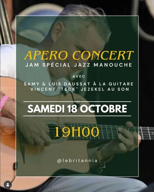 Concert Jazz Manouche Samy Daussat